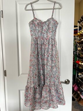 Altar’d State Cora Organza Midi Dress